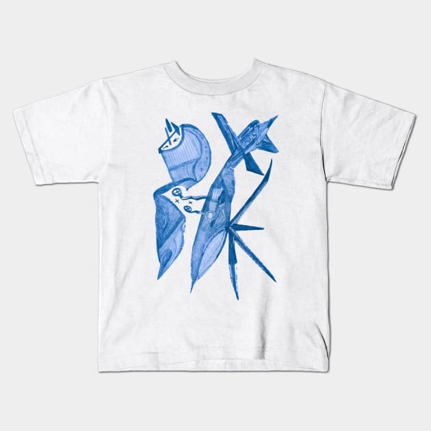 Helicopter Kids T-Shirt by hotienda